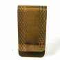 Vintage 2 Indian Head Buffalo Nickles Brass Money Clip Unbranded 42016