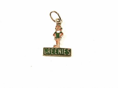 1960's-70's Greenies Tulane University Green Charm Unbranded 32116