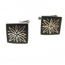 Black & Silvertone Dressy Cufflinks Unbranded 101515