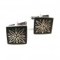 Black & Silvertone Dressy Cufflinks Unbranded 101515