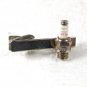 Silver Tone Champion Spark Plug Tie Clasp Unbranded 2616