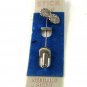 1980's - 1990's Sterling 2 Sun Flowers Stick Pin New Old Stock 32117