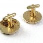 Vintage Silvertone Goldtone Waltham Watch Works Cufflinks 62317