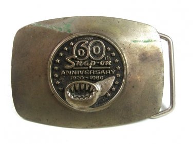 1920 - 1980 60 Years SNAP ON TOOLS Belt Buckle By BTS Made In USA 52217