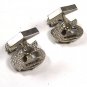 Vintage Silvertone Dragon Sea Monster Cufflinks by WINDSOR 102215