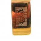 Vintage Goldtone $ Dollar Symbol Money Clip 61617