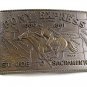 Vintage Pony Express 1860 - 1861 St Joe to Sacramento Belt Buckle 22817