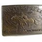 Vintage Pony Express 1860 - 1861 St Joe to Sacramento Belt Buckle 22817