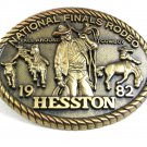 1982 Hesston National Finals Rodeo All Around Cowboy Belt Buckle 102517