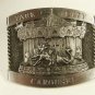 1984 Park City Utah Merry Go Round Carousel Belt Buckle by Michael Ricker w Box