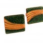 Vintage, 1950's, Enameled & Copper Cufflinks PAT. PEND. 91317