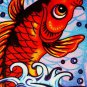 Brand New Ed Hardy Beverage Bottle Goldfish Tote by Christian Audigier