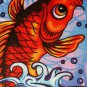 Brand New Ed Hardy Beverage Bottle Goldfish Tote by Christian Audigier