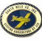 South Weld Ag Serving Agriculture By Air Belt Buckle by CD HIT Made In U.S.A.