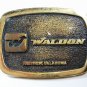 1978 Waldon Fairview Oklahoma Brass Belt Buckle by BTS Made In USA. 112015