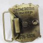 O's Gold Seed Company Brass Belt Buckle by LEWIS BUCKLES Chicago 121615