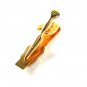 Goldtone Red Enameled Maine Tie Clasp By KINNEY CO 41116