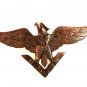 World War II American Eagle Victory Sweetheart Abalone Brooch Unbranded 91215