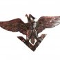 World War II American Eagle Victory Sweetheart Abalone Brooch Unbranded 91215