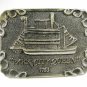 1983 Park City Queen Steamboat Utah Belt Buckle by Michael Ricker w Box