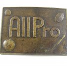 Vintage ALL PRO Hockey Sports Belt Buckle 51517