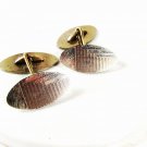 Art Deco Silvertone Cufflinks By OSOEZI LONDON 3616
