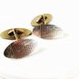 Art Deco Silvertone Cufflinks By OSOEZI LONDON 3616