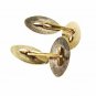 Art Deco Silvertone Cufflinks By OSOEZI LONDON 3616