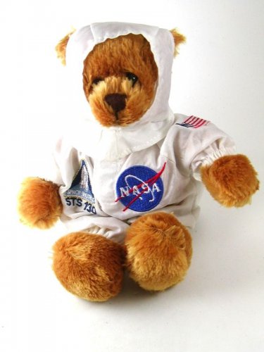 Vintage NASA Space Shuttle Program STS-130 5 Toy Bear 102016
