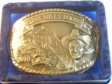1990 Flint Hills Rodeo Belt Buckle 72714
