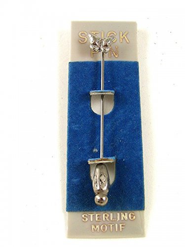 1980's - 1990's Sterling Butterly Stick Pin New Old Stock 32117