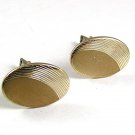Vintage Goldtone Cufflnks 92017bb