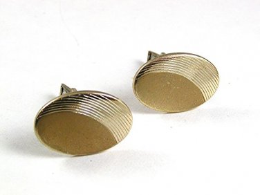 Vintage Goldtone Cufflnks 92017bb