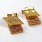 1970's Goldtone Wrap Around Cufflinks 5517