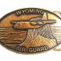 Vintage Wyoming Air Guard Belt Buckle 41617