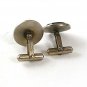 Vintage Goldtone Black Red Cufflinks By CHRISTIAN DIOR DESTINO  6217
