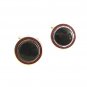 Vintage Goldtone Black Red Cufflinks By CHRISTIAN DIOR DESTINO  6217