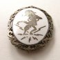 Vintage Sterling Neillo Siam Dancer Lady Ladies Brooch ab