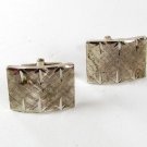 1960's Sterling Silver Cufflinks By P.R.K. 3616