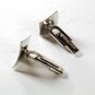 Vintage Chevron V Sterling Silver Cufflinks Unbranded 3816