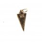 1960's / 70's Green White Hillcrest High School Charm by KINNEY 32116