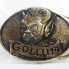 1979 Lord of the Rings Gollum Brass Belt Buckle by Tolkien Enterprises w/ Box