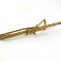 1930's - 40's Goldtone FDR's Roosevelts Scotty Dog Tie Clasp 53117