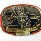 1990 Kentucky Mining Institute Safety Days Belt Buckle Unbranded U.S.A. 111915
