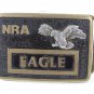 Vintage NRA Silver Eagle Brass Dress Belt Buckle Unbranded 11816