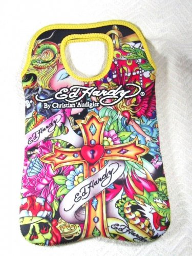 Large Brand New Ed Hardy Cross Tote by Christian Audigier