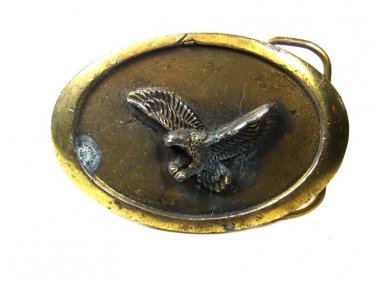 1983 American Eagle Belt Buckle By Great American Buckle Co. Made In USA 102615