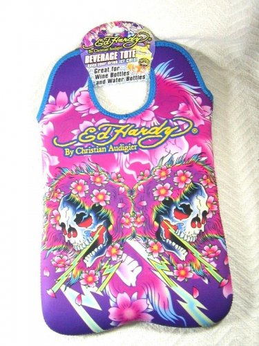 Large Brand New Ed Hardy Skull Tote by Christian Audigier