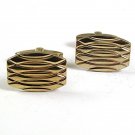 Vintage 1960's Goldtone Cufflinks By FOSTER PAT. PEND. 10417
