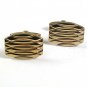 Vintage 1960's Goldtone Cufflinks By FOSTER PAT. PEND. 10417